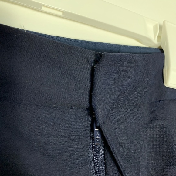 Everlane Navy Slim Wool Ankle Trousers- Size 0 - Picture 4 of 6